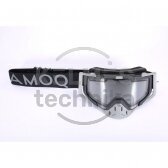 Akiniai AMOQ Aster Snow Goggles Black-Grey Clear skaidrus stiklas