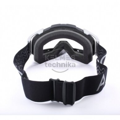 Akiniai AMOQ Aster Snow Goggles Black-Grey Clear skaidrus stiklas 2