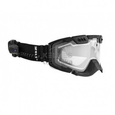 Akiniai šildomu stiklu CKX Goggle 210° Black matt/clear lens 581-120153