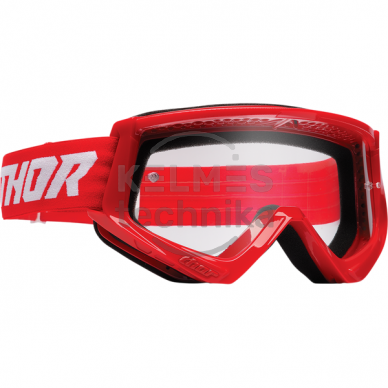 Akiniai vaikui Thor Youth Combat Goggles, raudoni