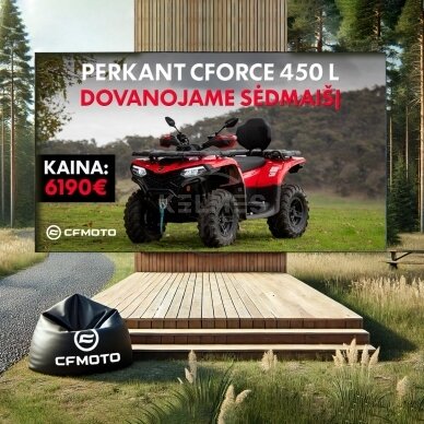 CFMOTO CFORCE 450 L EPS keturratis T3b, žalias 1