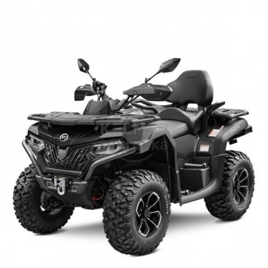 CFMOTO CFORCE 625 Touring Keturratis T3b (mini traktorius), juodas