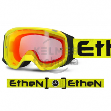 ETHEN 06 GP Motokrosiniai akiniai GELTONA/JUODA, GP0606