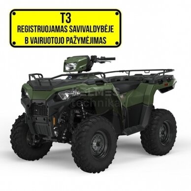 Polaris Sportsman 570 EFI 4x4 EPS Sage Green 2023 Ratinis traktorius (keturratis) OFFROAD