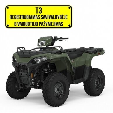 POLARIS SPORTSMAN 570 EFI EPS 4X4 SAGE GREEN 60KM/H. T3B keturratis 2021